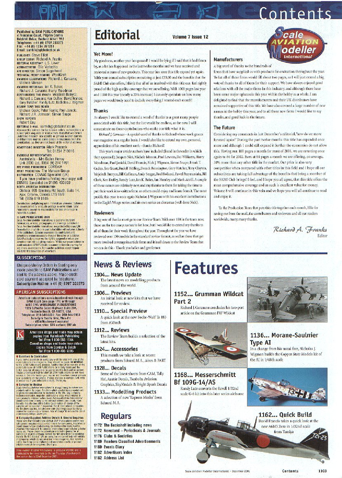 Scale Aviation Modeller International 2001-12
